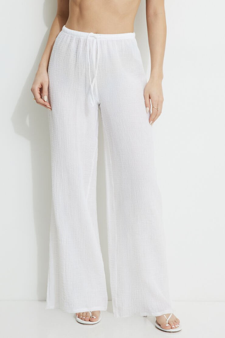 Pull On Gauze Pants | Dynamite Clothing