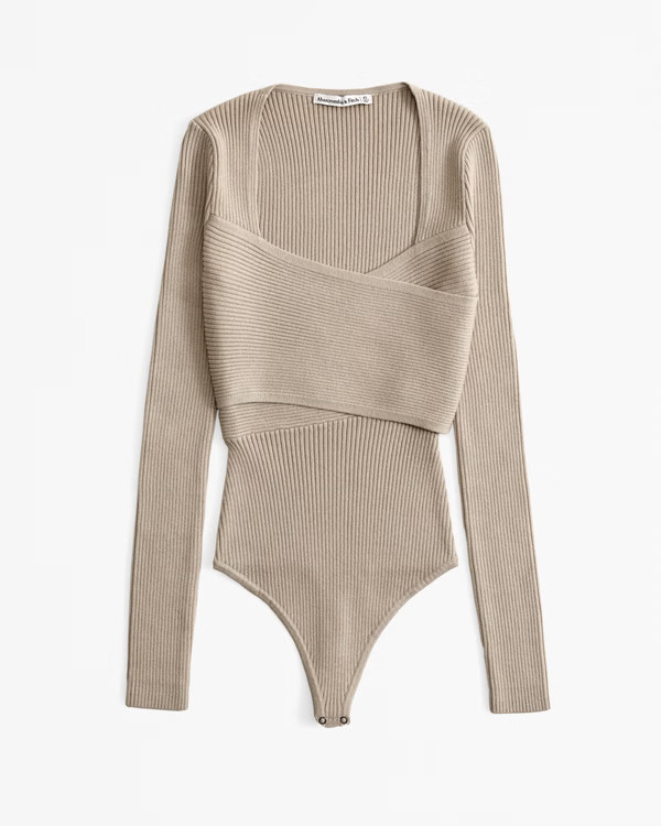 LuxeLoft Wrap Bodysuit | Abercrombie & Fitch (UK)