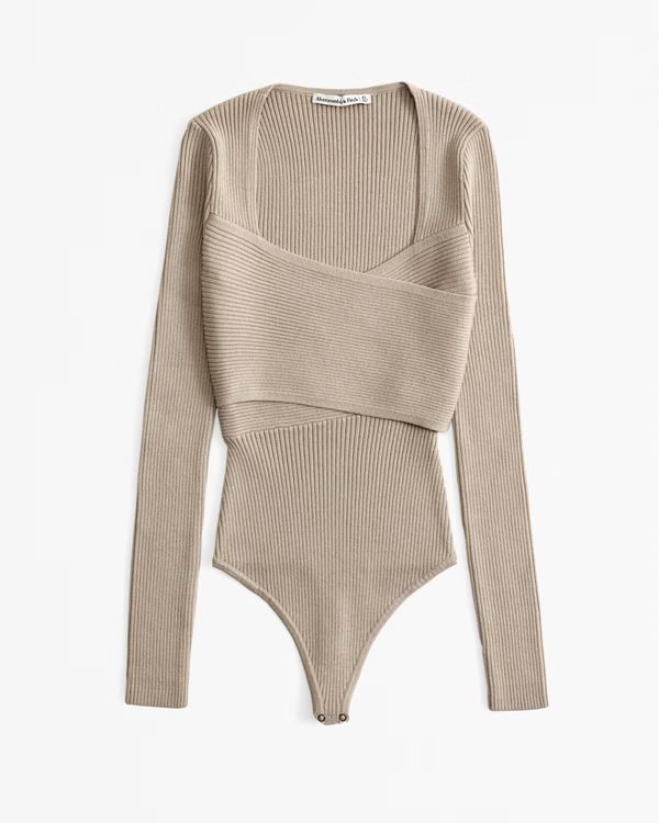 LuxeLoft Wrap Bodysuit | Abercrombie & Fitch (US)