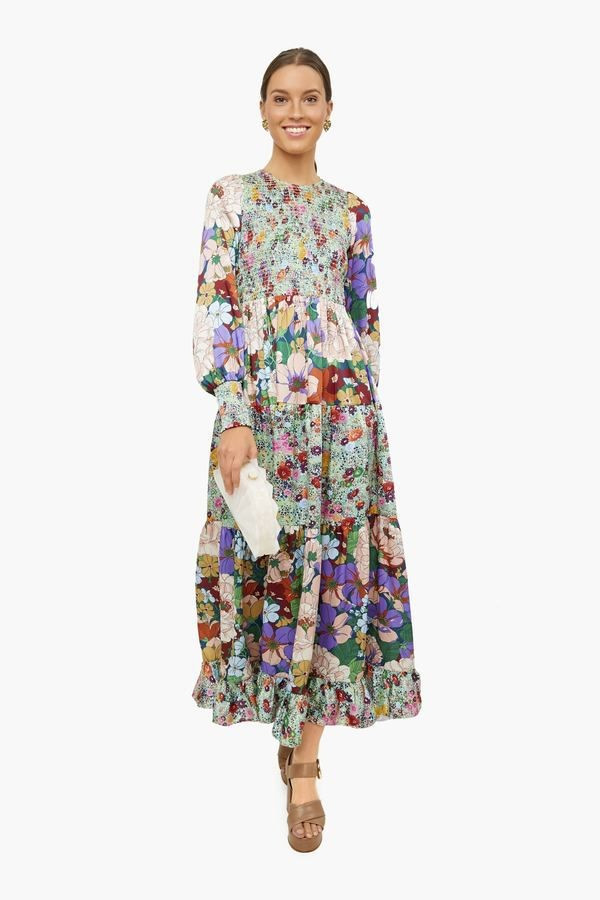 Santa Fe Flora Libby Dress | Tuckernuck (US)