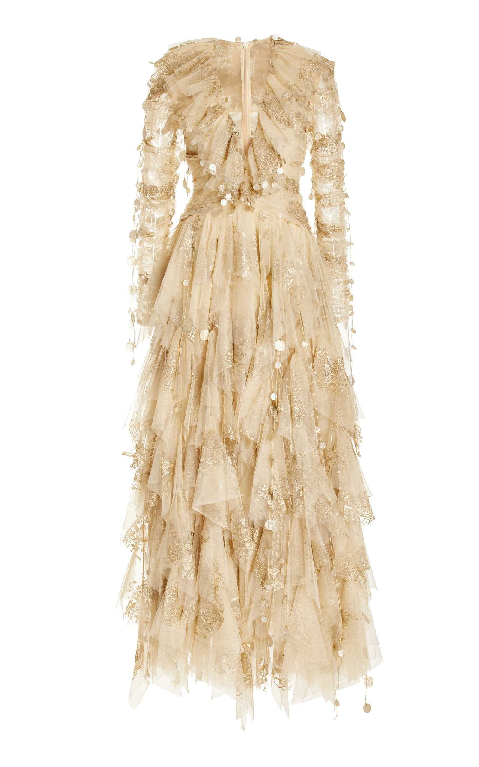 Kaleidoscope Sequined Tulle Maxi Dress | Moda Operandi (Global)