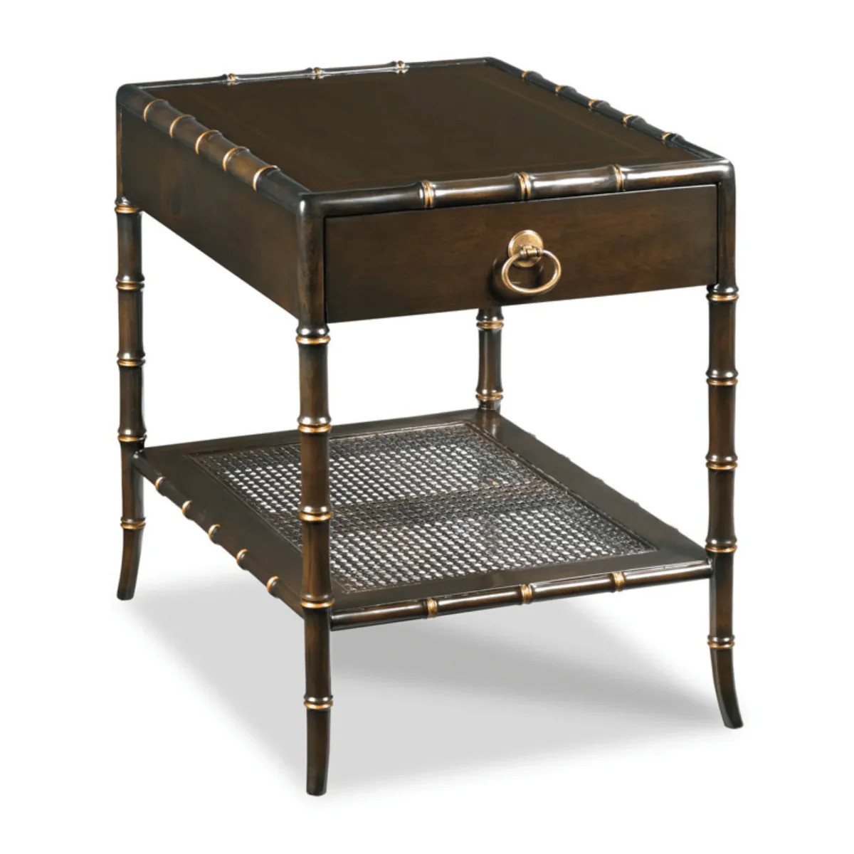 Henry Faux Bamboo Side Table | The Well Appointed House, LLC