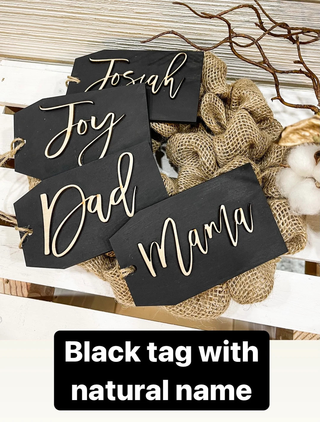 Wood Name Tags/stocking Name Tag/personalized Gift Tags/3d Name Tags - Etsy | Etsy (US)