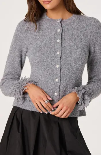 Fringe Sleeve Cardigan | Nordstrom