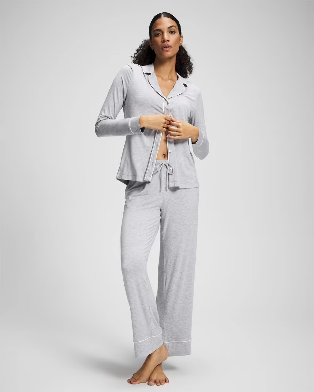 Solid Piped Pajama Pants | Soma | SOMA