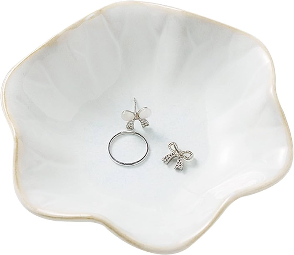 Ring Dish Tray, Jewelry Dish Holder, Key Bowl, Trinket Tray, Earring Holder, Decoration Plate for... | Amazon (US)