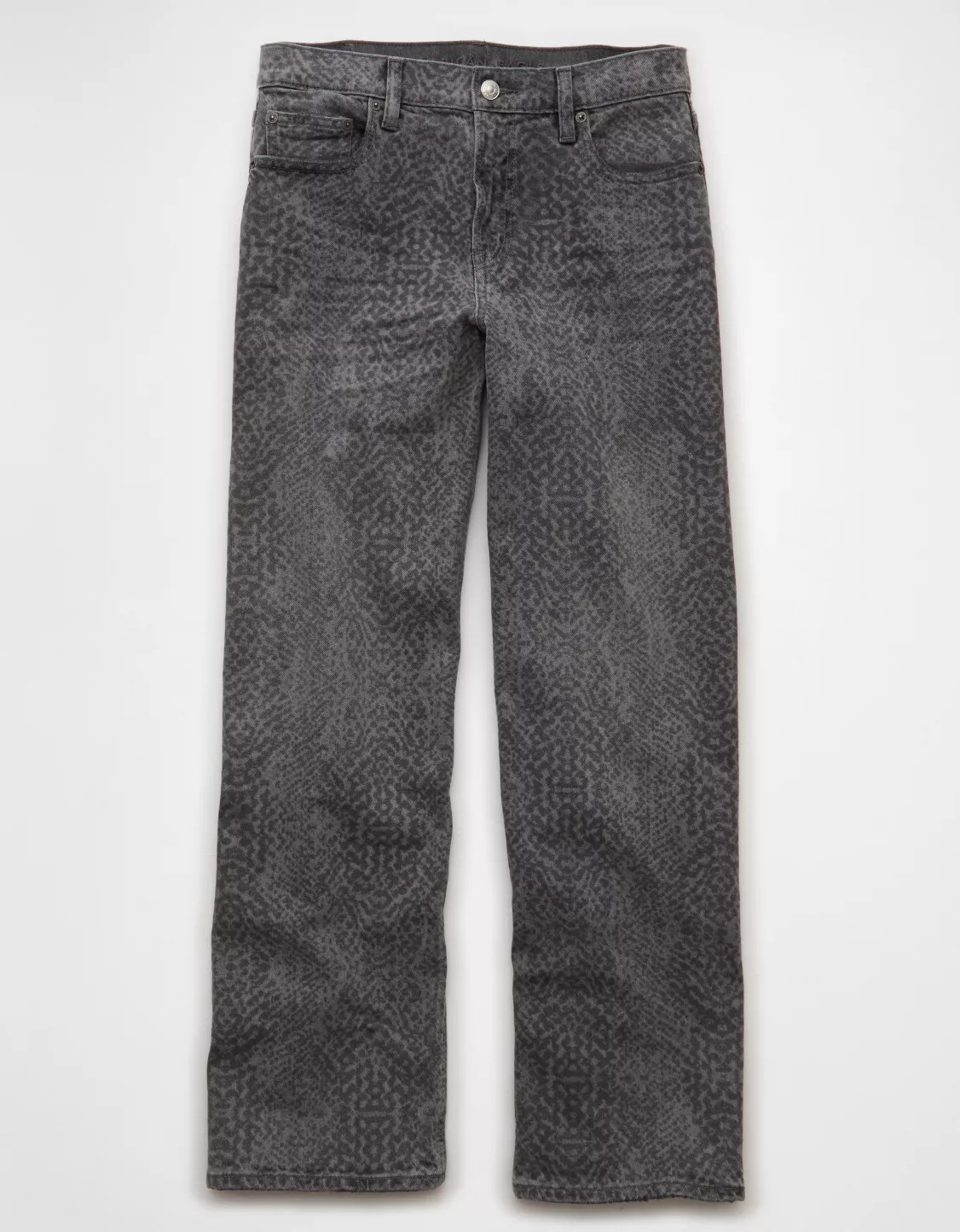 AE Stretch Snake Print High-Waisted Stovepipe Jean | American Eagle Outfitters (US & CA)