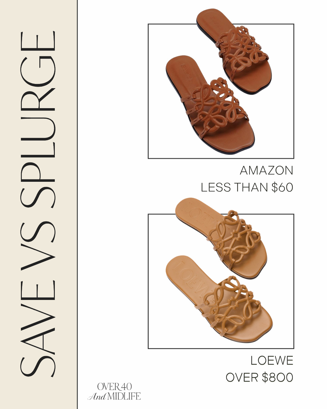 Save Vs Splurge - Amazon Fashion Finds ✨

save vs splurge // amazon fashion finds // save or splurge // amazon finds // amazon fashion // look for less // look for less purse // amazon essentials // amazon style // spring shoes // spring sandals // amazon shoes // brown sandals // summer sandals 

 #LTKootd #LTKSeasonal #LTKOver40
