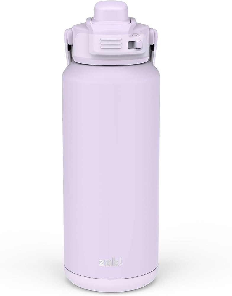 Zak Designs Beacon Water Bottle for Travel or At Home, 32oz Stainless Steel is Leak-Proof and Vac... | Amazon (US)