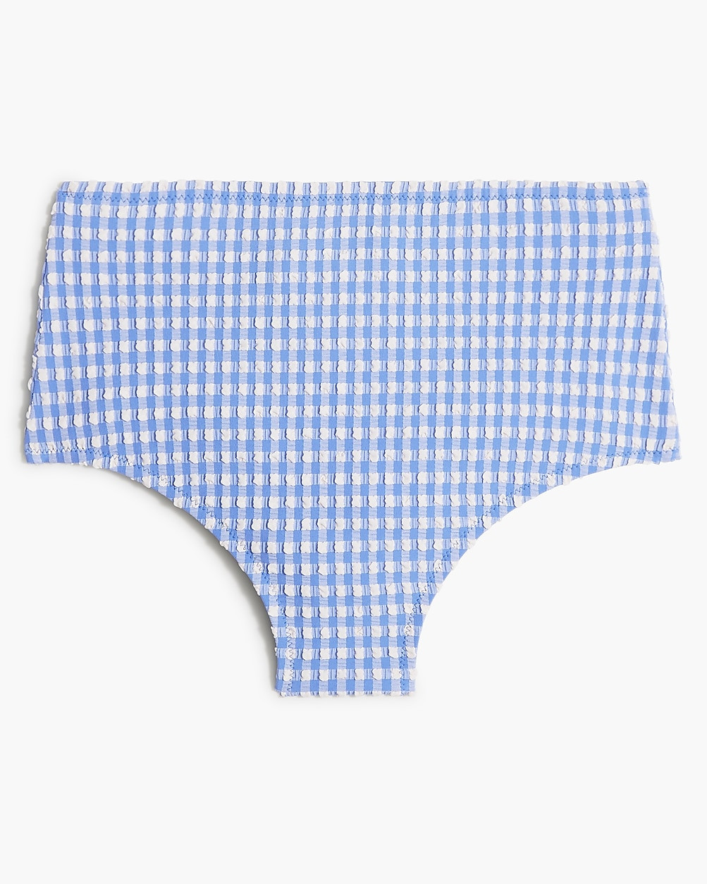 Seersucker high-waisted bikini bottom | J.Crew Factory