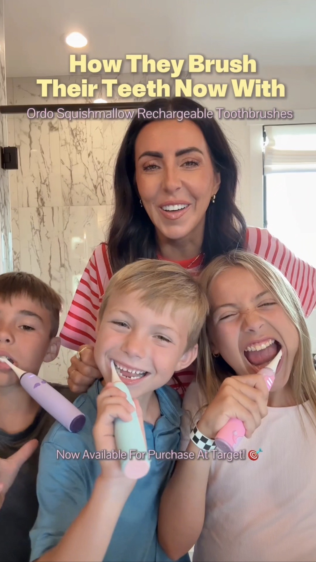 Join the Squish Squad with the Ordo Sonic Kids Rechargeable Toothbrush! Perfect for kids new to an electric toothbrush and powerful enough for older kids and teens too, this toothbrush makes brushing effective and fun! Now available at @Target !!

#LTKKids #LTKselfcare