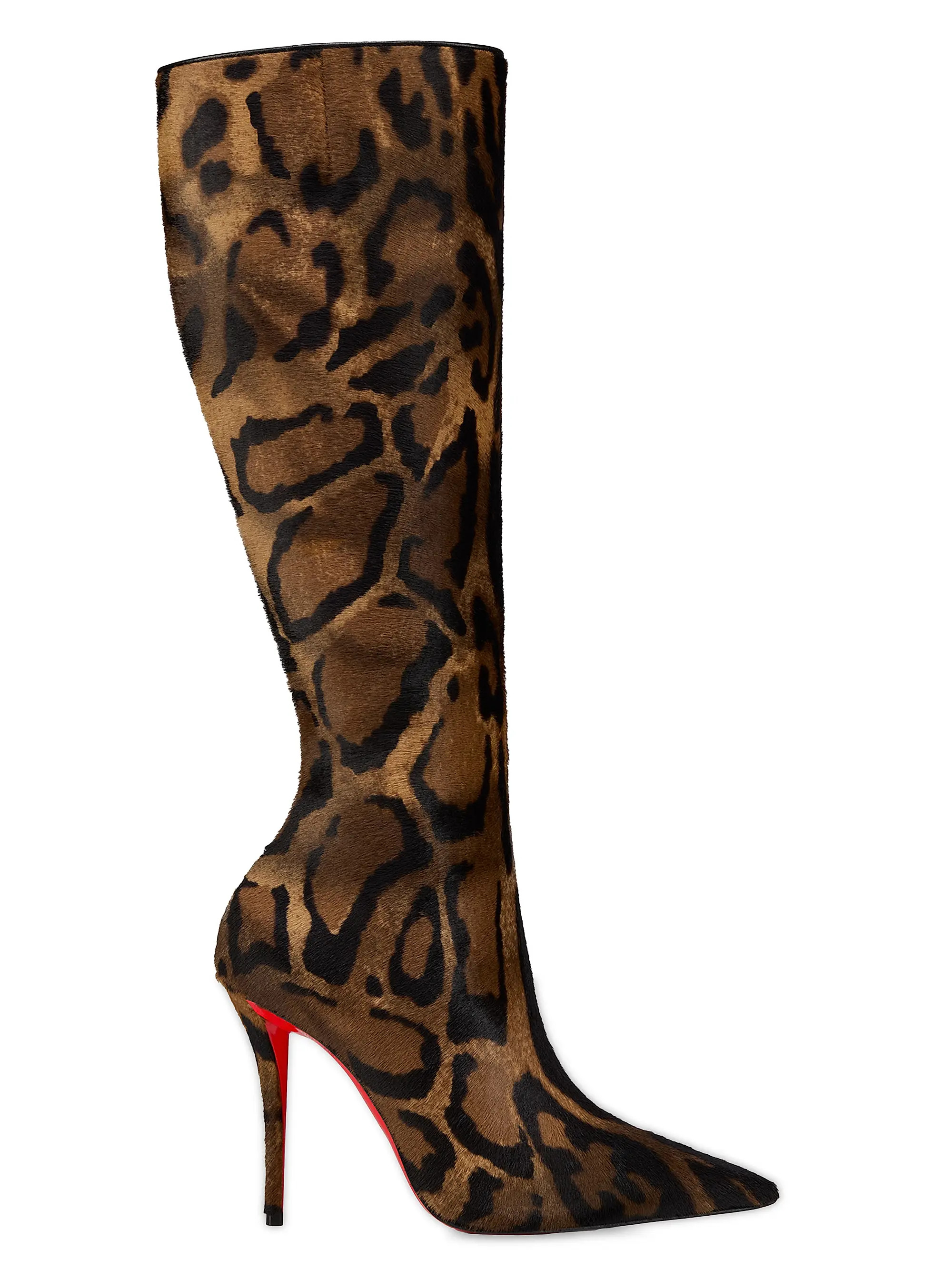 Miss Z Botta 100MM Leather Knee High Boots | Saks Fifth Avenue