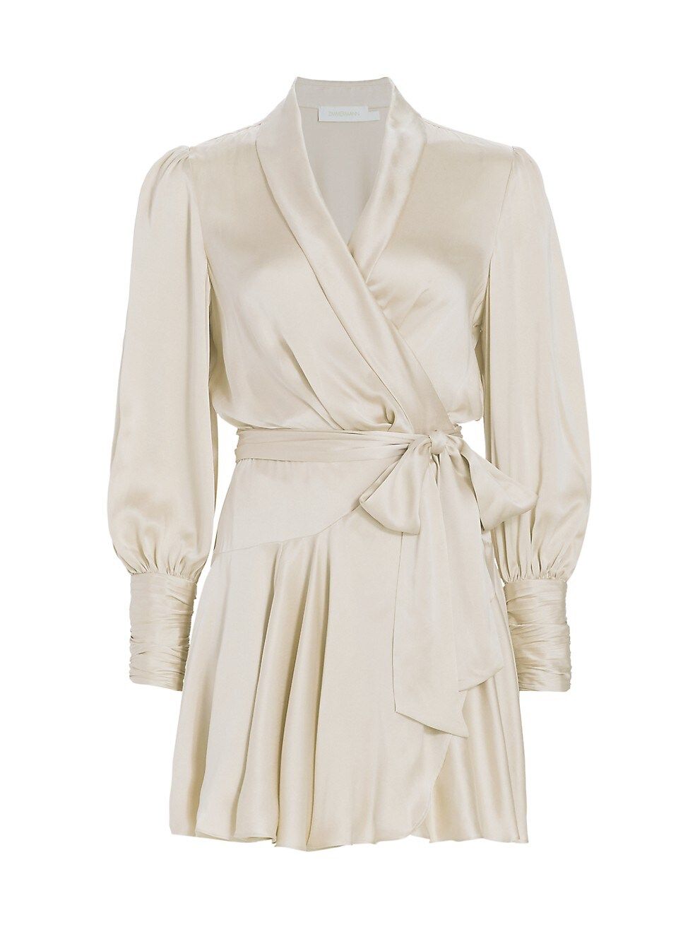 Silk Wrap Minidress | Saks Fifth Avenue