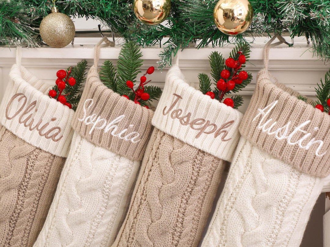 Personalized Christmas Stockings 2025,custom Family Stockings With Name,embroidered Stockings,chr... | Etsy (US)