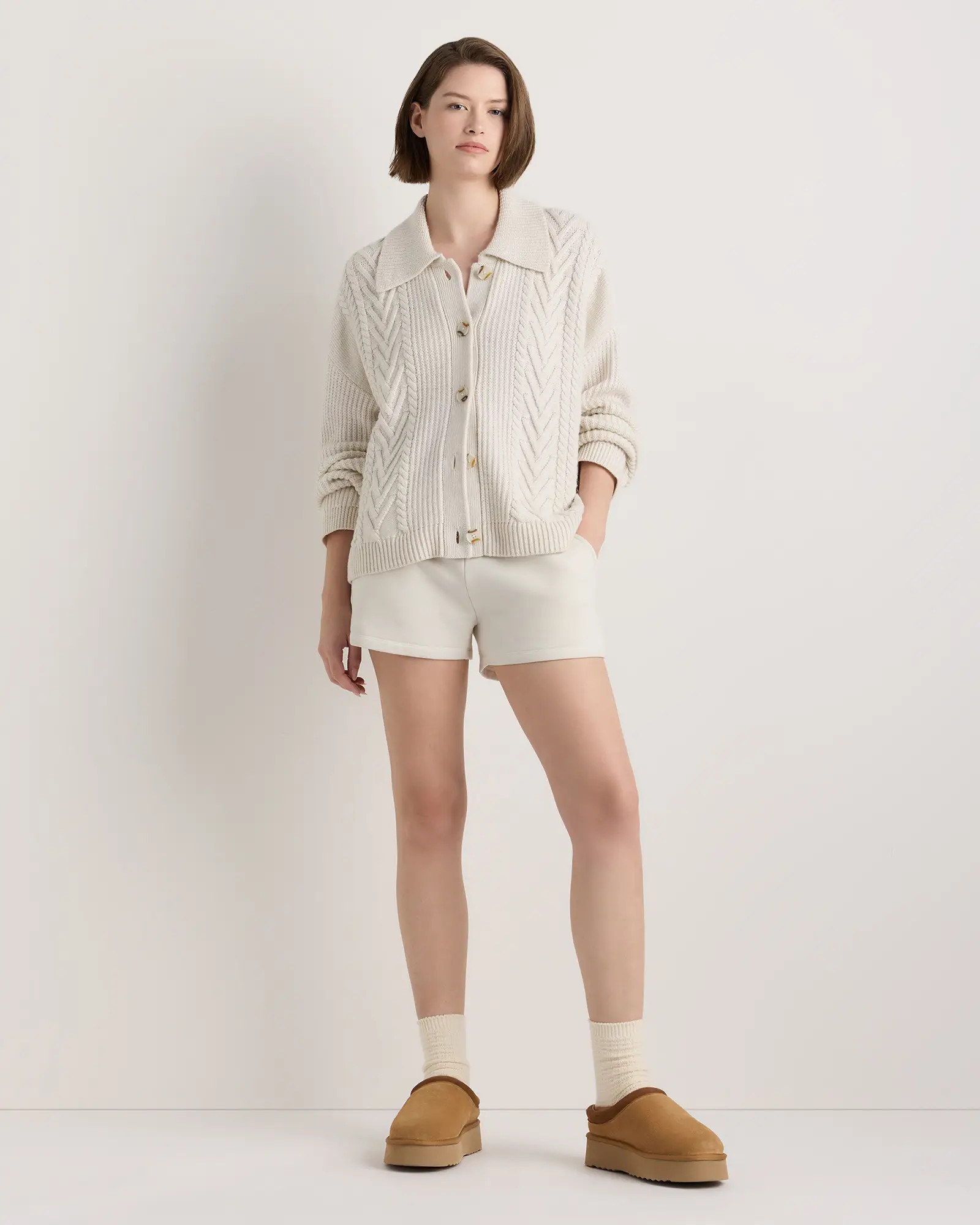 Australian Shearling Platform Clog Slipper | Quince