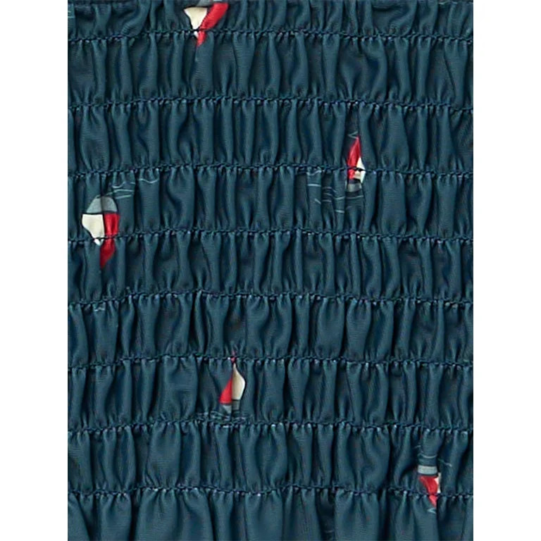 Modern Moments by Gerber Toddler Girl Smocked Top Tankini with Ruffle Set, 2-Piece, Sizes 12M - 5... | Walmart (US)