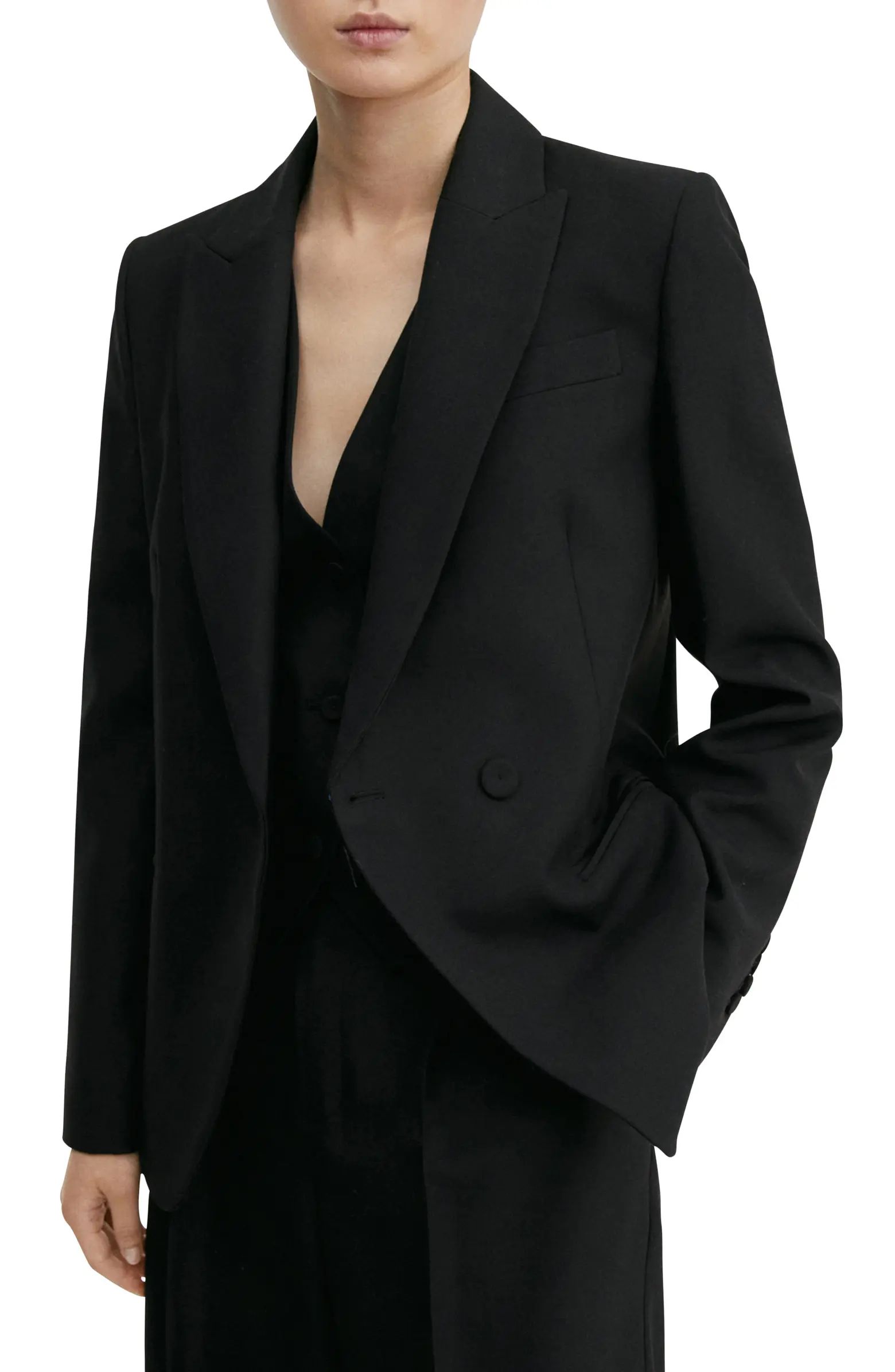 MANGO Regular Fit Suit Blazer | Nordstrom | Nordstrom