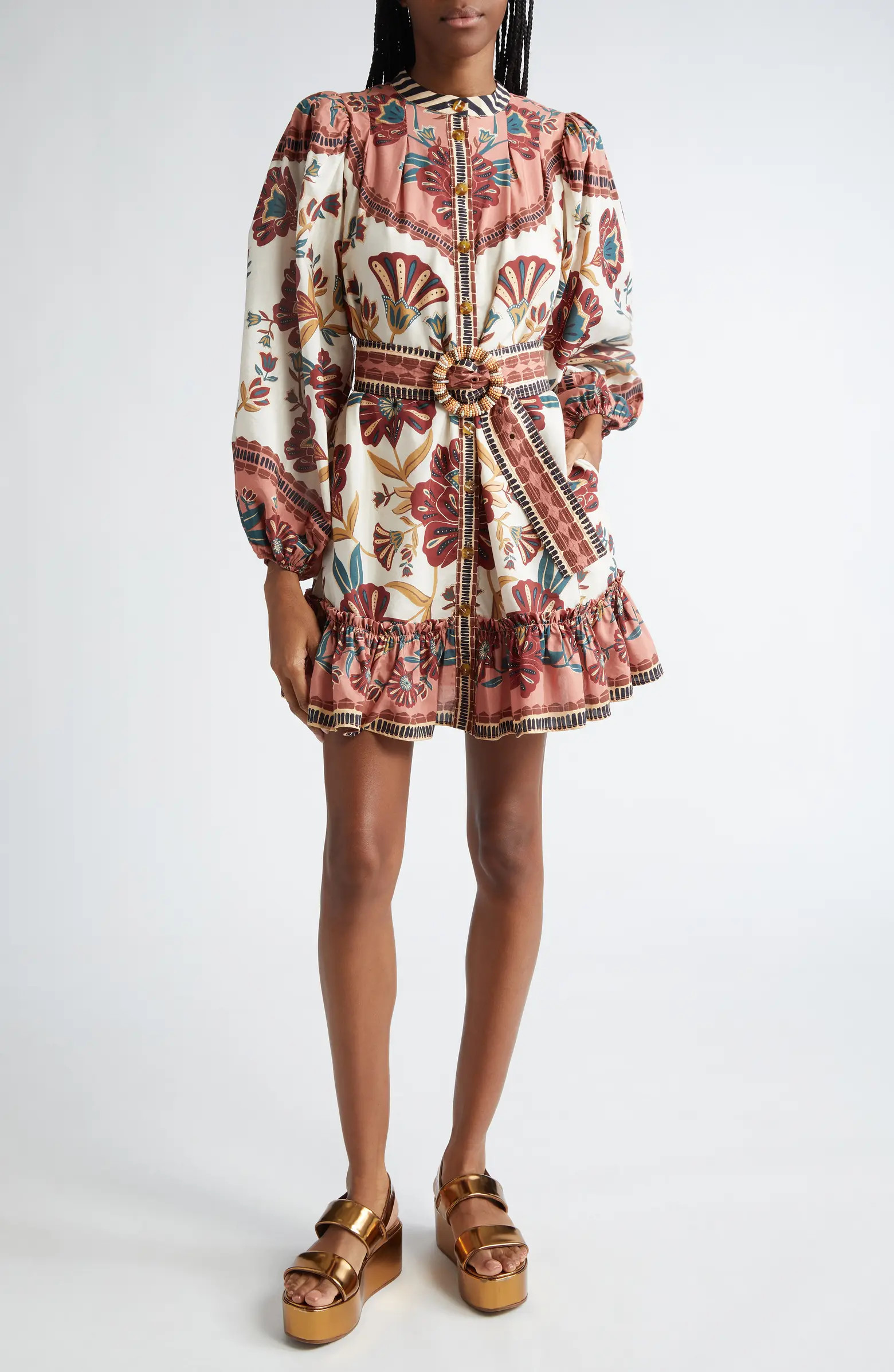 Riad Long Sleeve Shirtdress | Nordstrom