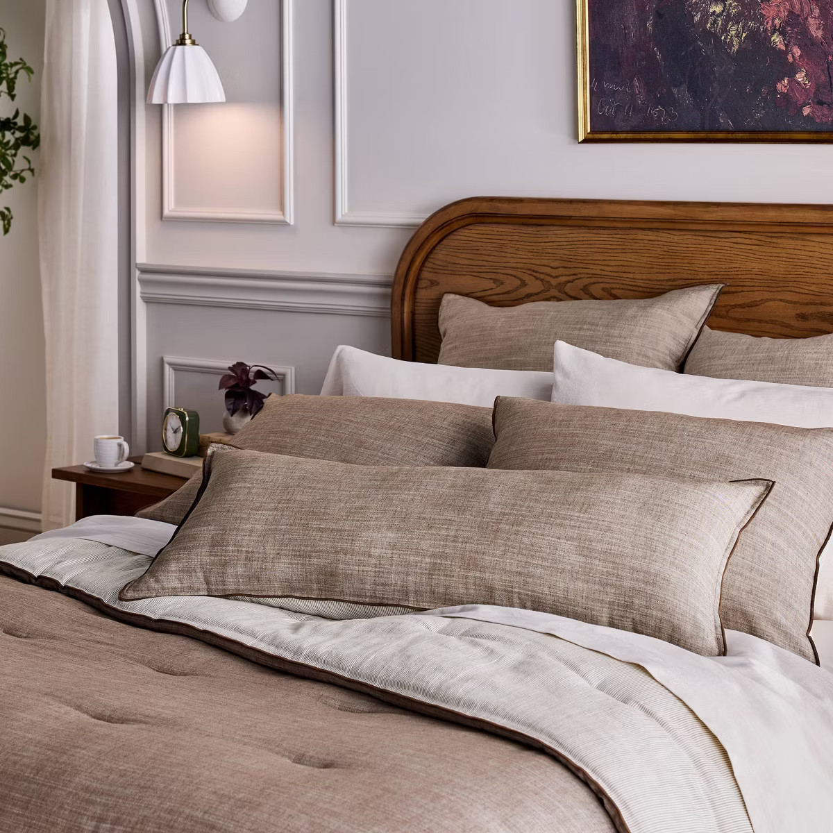 14"x36" Oblong Throw Pillow Brown - Hearth & Hand™ with Magnolia | Target