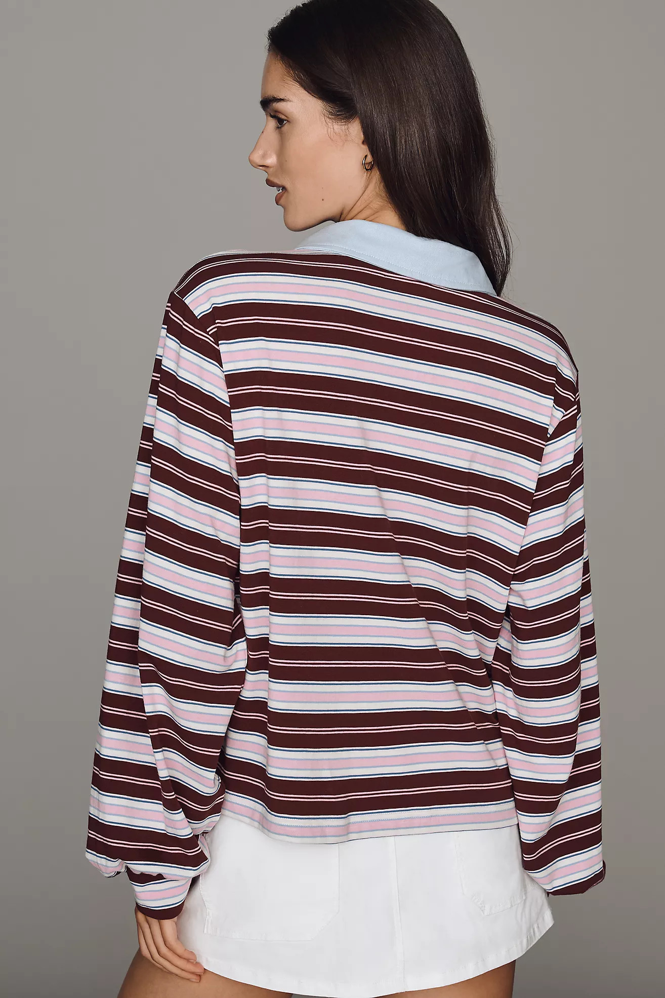 Long-Sleeve Polo Top | Anthropologie (US)