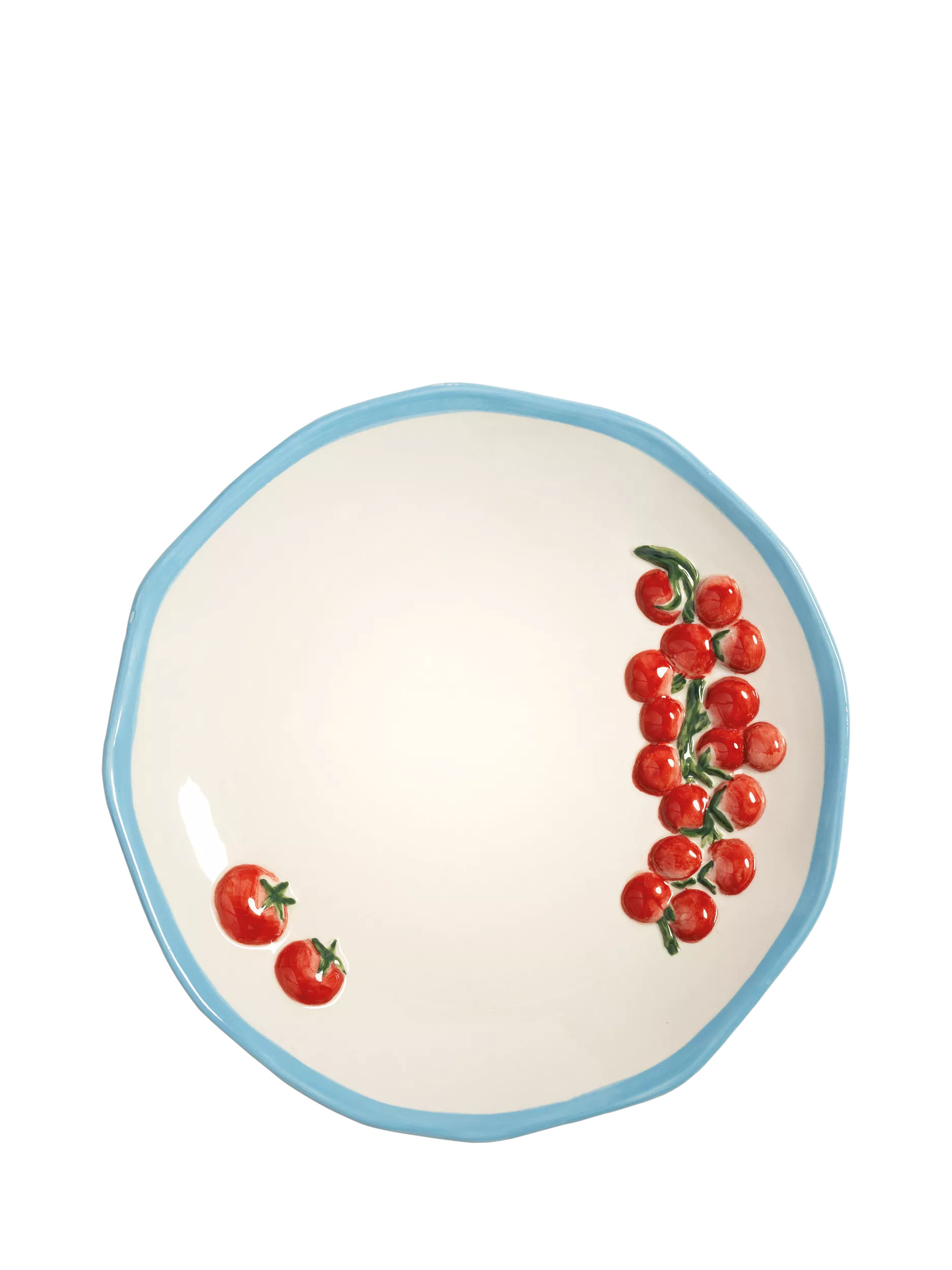 &k Amsterdam Pomodoro Platter, Blue | John Lewis (UK)
