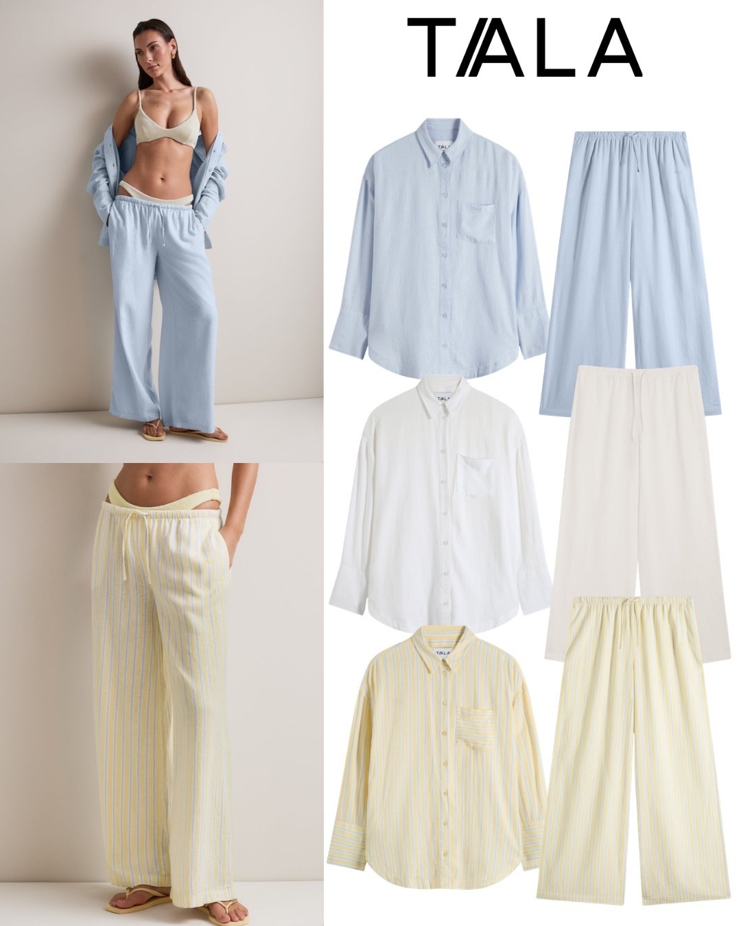TALA Linen Sets - Obsessed with these new in co-ord sets for summer, so good for holiday and airport outfit 

#coord #matchingset #holiday

#LTKsummer #LTKeurope #LTKuk