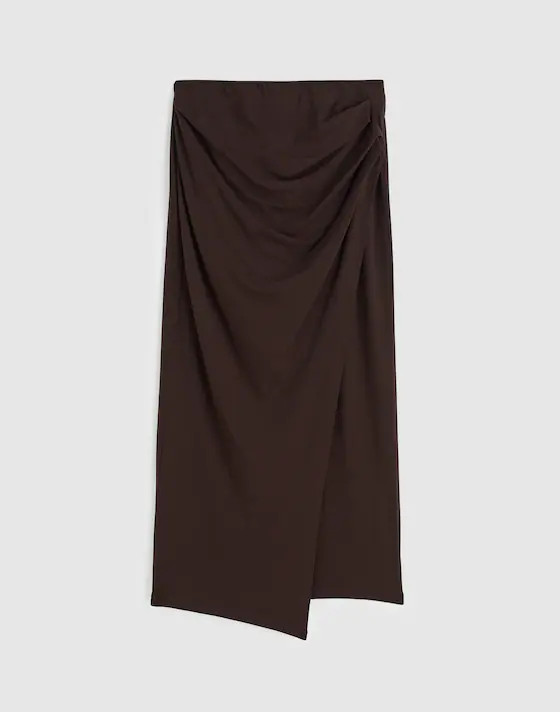 Ruched Maxi Skirt | Madewell | Madewell