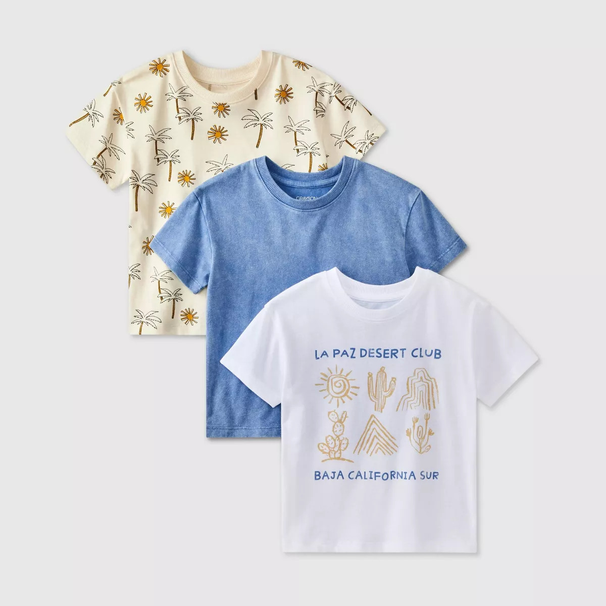 Grayson Mini Toddler Boys' 3pk T-Shirt | Target