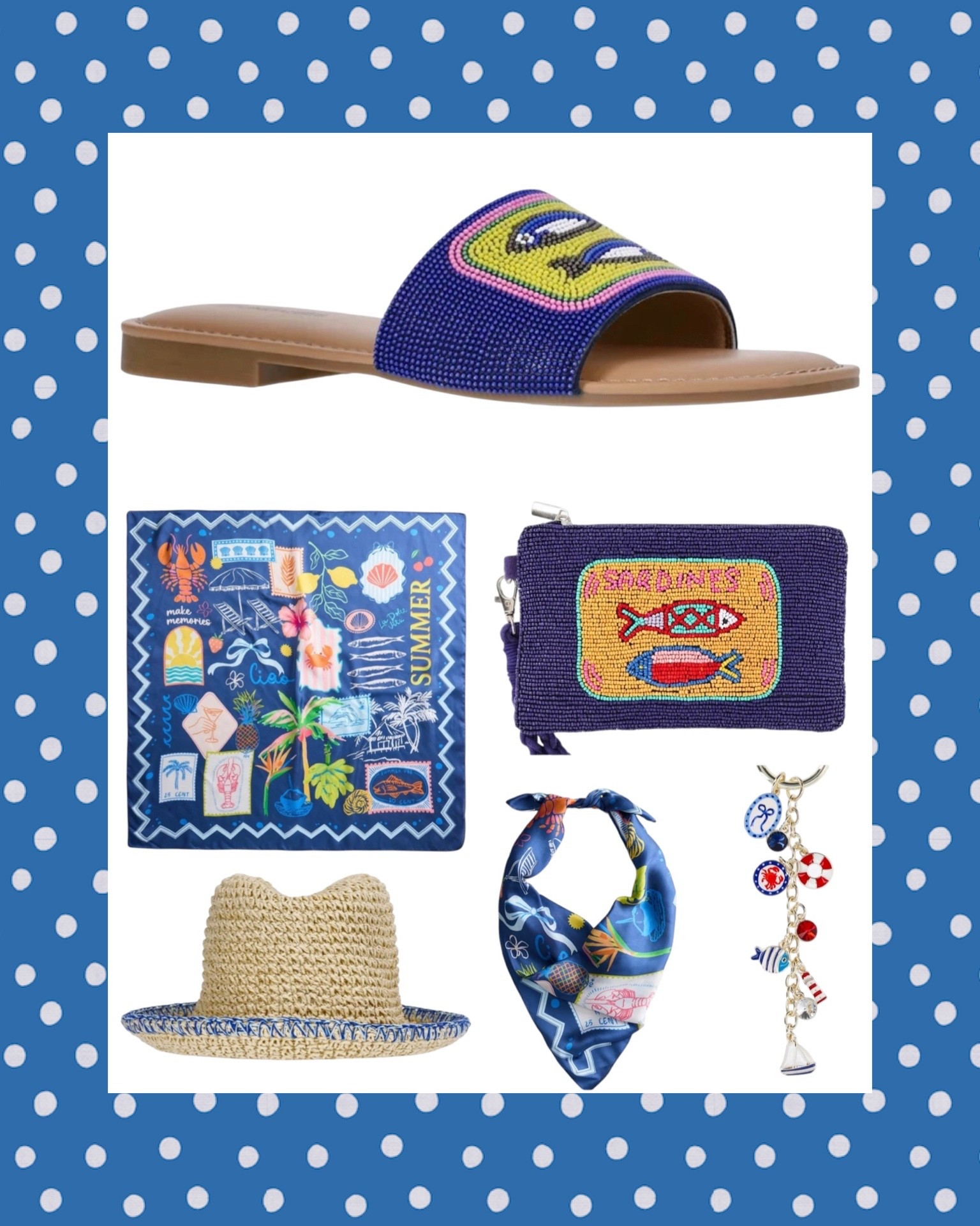 Coastal Grandmillennial Summer Accessories 🐚💙 Preppy Beachy Walmart Finds

The cutest coastal summer accessories for a preppy, grandmillennial vibe 🌊✨ Loving these affordable Walmart finds featuring playful beading, seaside prints, and classic straw textures. From the statement beaded slide sandals to the printed scarf and straw fedora, these pieces are perfect for beach days, vacation outfits, or adding a fun coastal touch to everyday looks 🐟🦞💙

Everything is lightweight, easy to style, and gives that polished yet playful summer feel. Pair with breezy dresses or classic whites for the ultimate coastal chic look 🐚☀️


coastal style, grandmillennial style, preppy summer accessories, beach outfit ideas, Walmart fashion finds, affordable summer accessories, coastal chic, nautical accessories, beaded sandals, straw hat outfit, summer scarf styling, seaside aesthetic, preppy beach style

#LTKSwim #LTKootd #LTKOver40