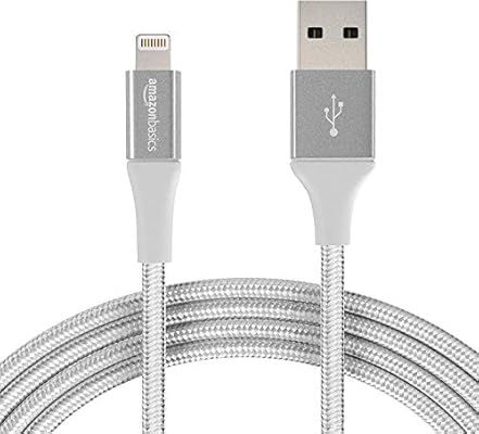 AmazonBasics Double Braided Nylon Lightning to USB Cable, Advanced Collection, MFi Certified Appl... | Amazon (US)
