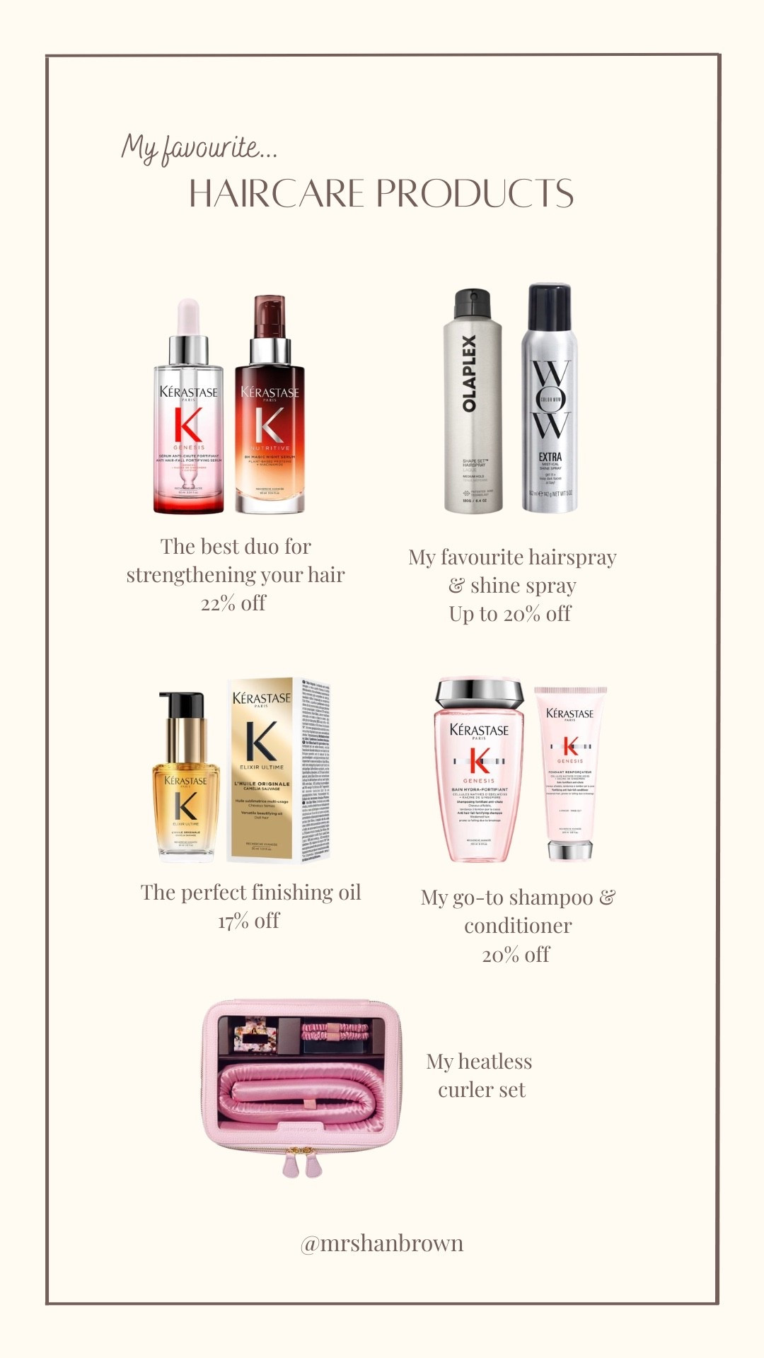 My go-to hair care essentials 💆🏼‍♀️

Beauty, beauty staples, beauty routine, hair care, hair products

#LTKuk #LTKautumn #LTKbeauty