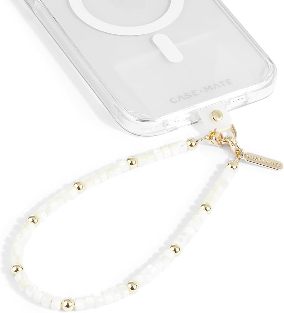 Case-Mate Phone Charm with Beaded Pearls | Detachable Anti Theft Phone Strap | Hands-Free iPhone ... | Amazon (US)
