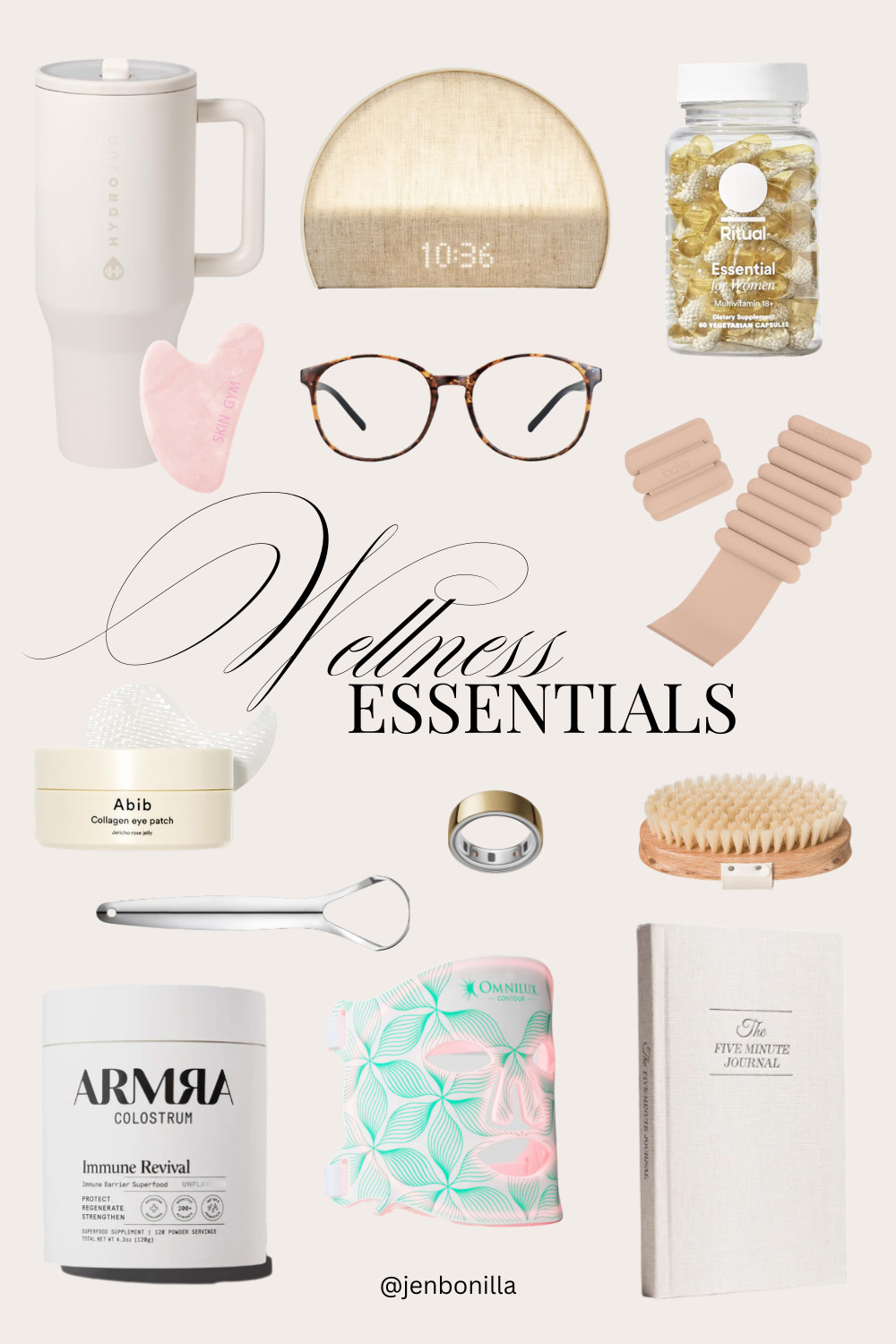 My current wellness routine essentials ✨ Supplements, Hatch alarm clock, vibration plate, gratitude journal, infrared light mask, and more.

#LTKselfcare #LTKmorningroutine #LTKActive
