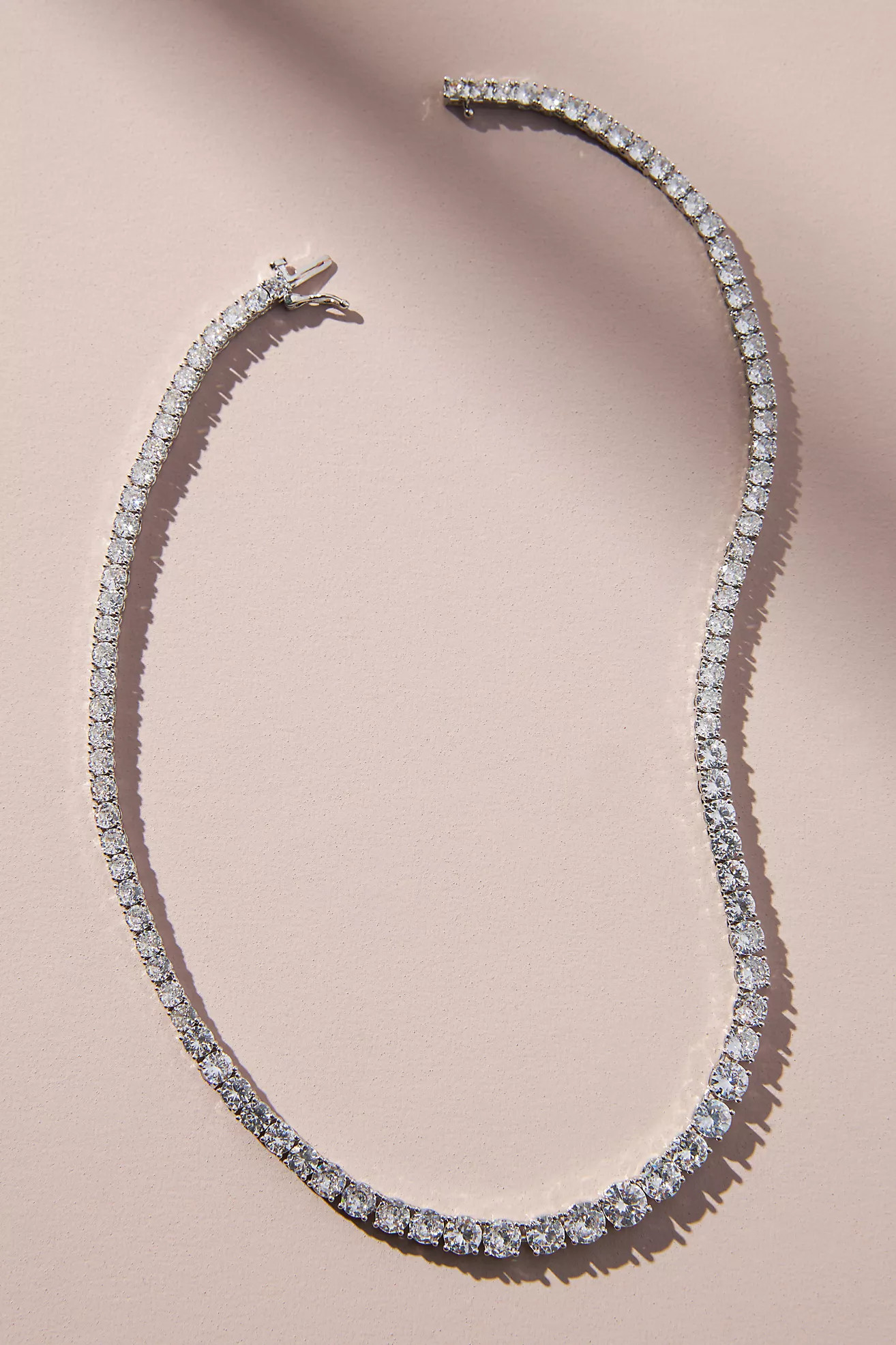 Pavé Tennis Necklace | Anthropologie (US)
