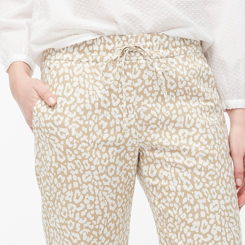 Linen-cotton drawstring pant | J.Crew Factory