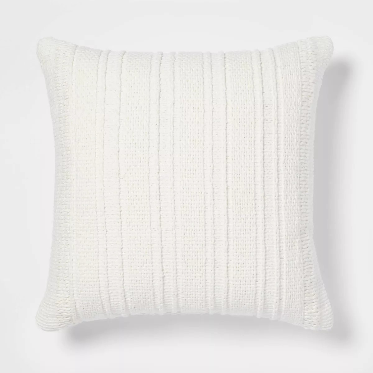 Oversized Textural Woven Throw Pillow Cream - Threshold™ | Target