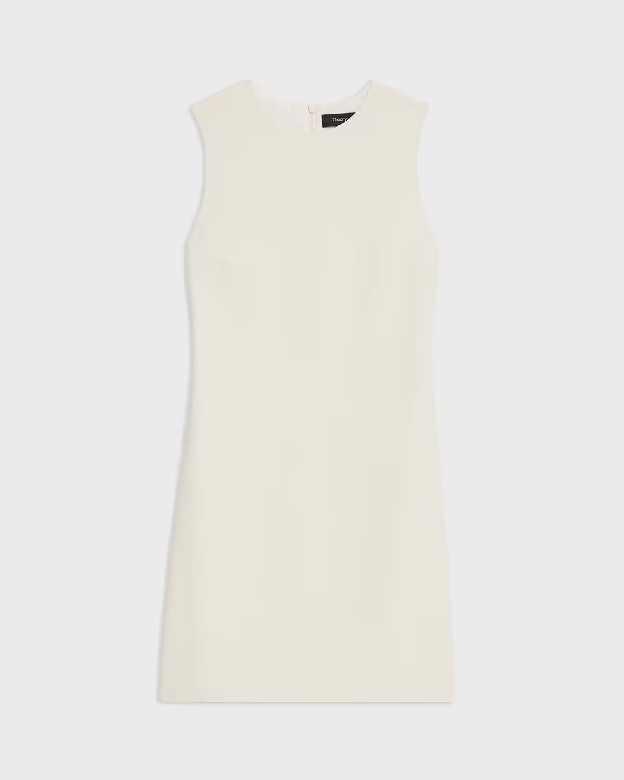 Shift Dress in Admiral Crepe | Theory UK