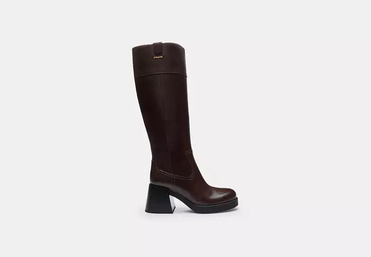 Block Heel Tall Boot | Coach Outlet CA