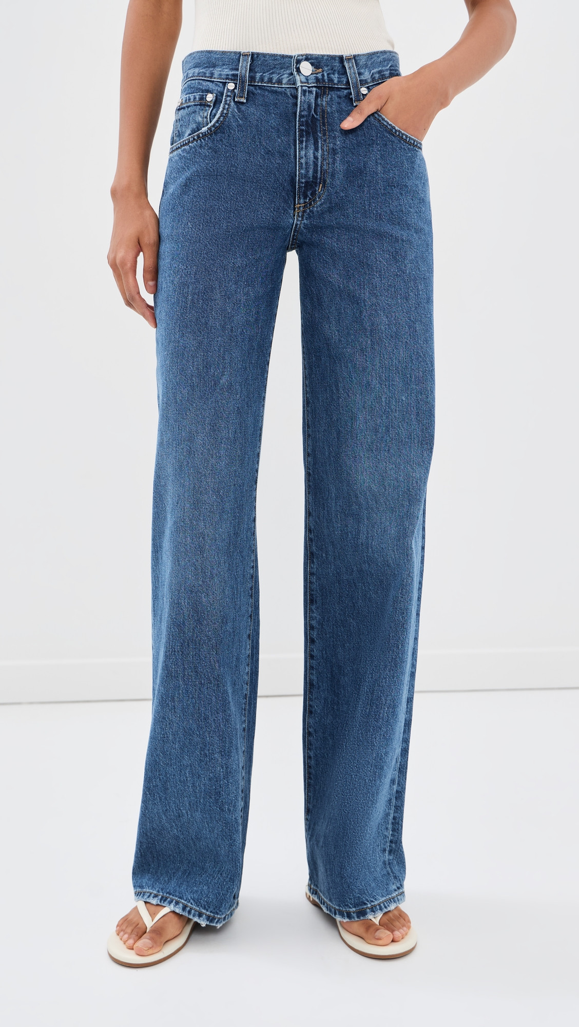 TWP New Straight Jeans Paris 28 | Shopbop