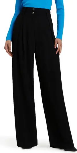 River Island Pleated Wide Leg Trousers | Nordstrom | Nordstrom