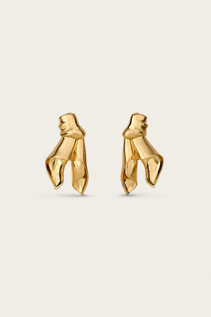 WINNIE EARRING - BRUSHED BRASS | Cult Gaia - US