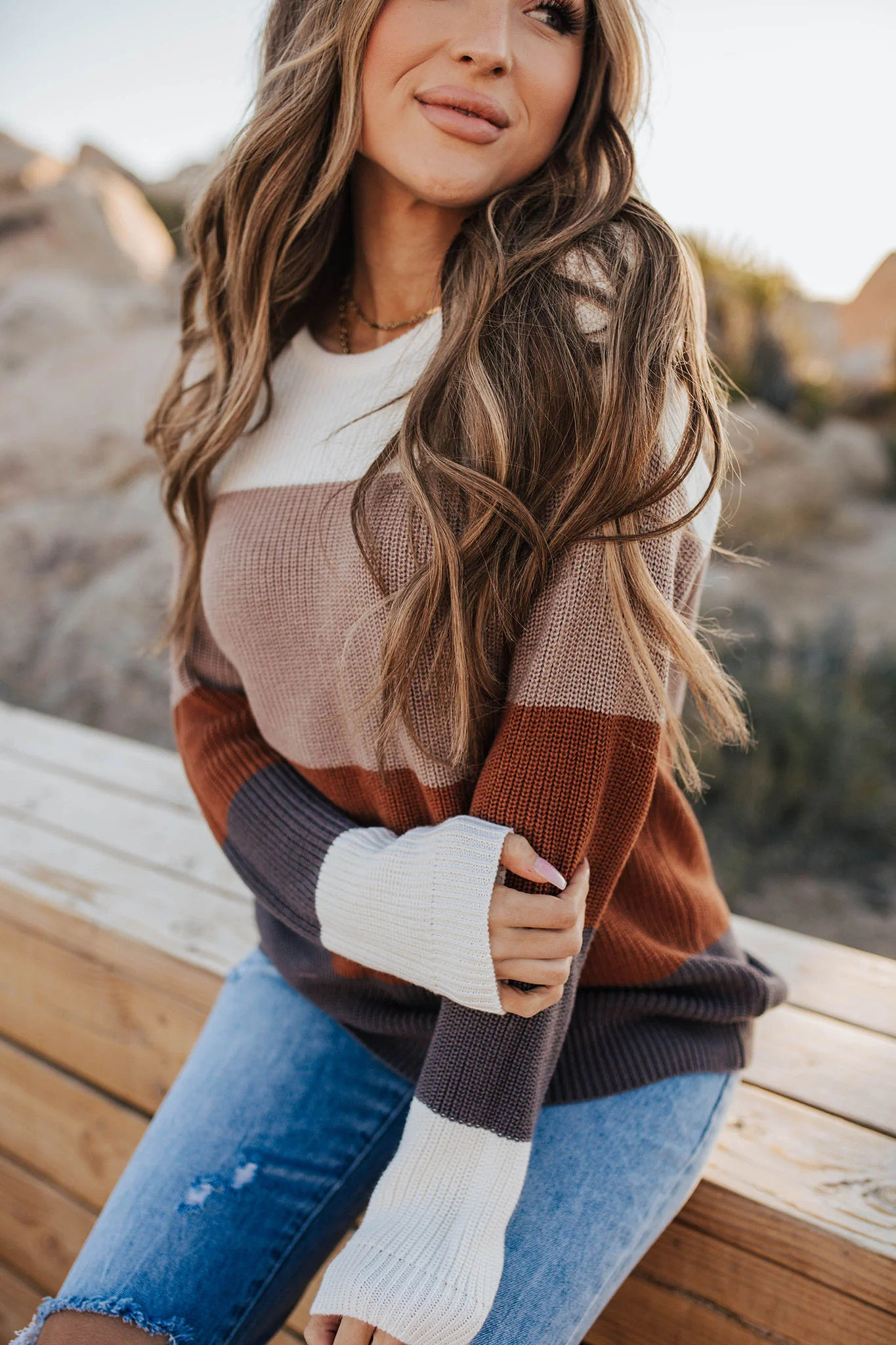 Paige Sweater - Camel | Mindy Mae's Market