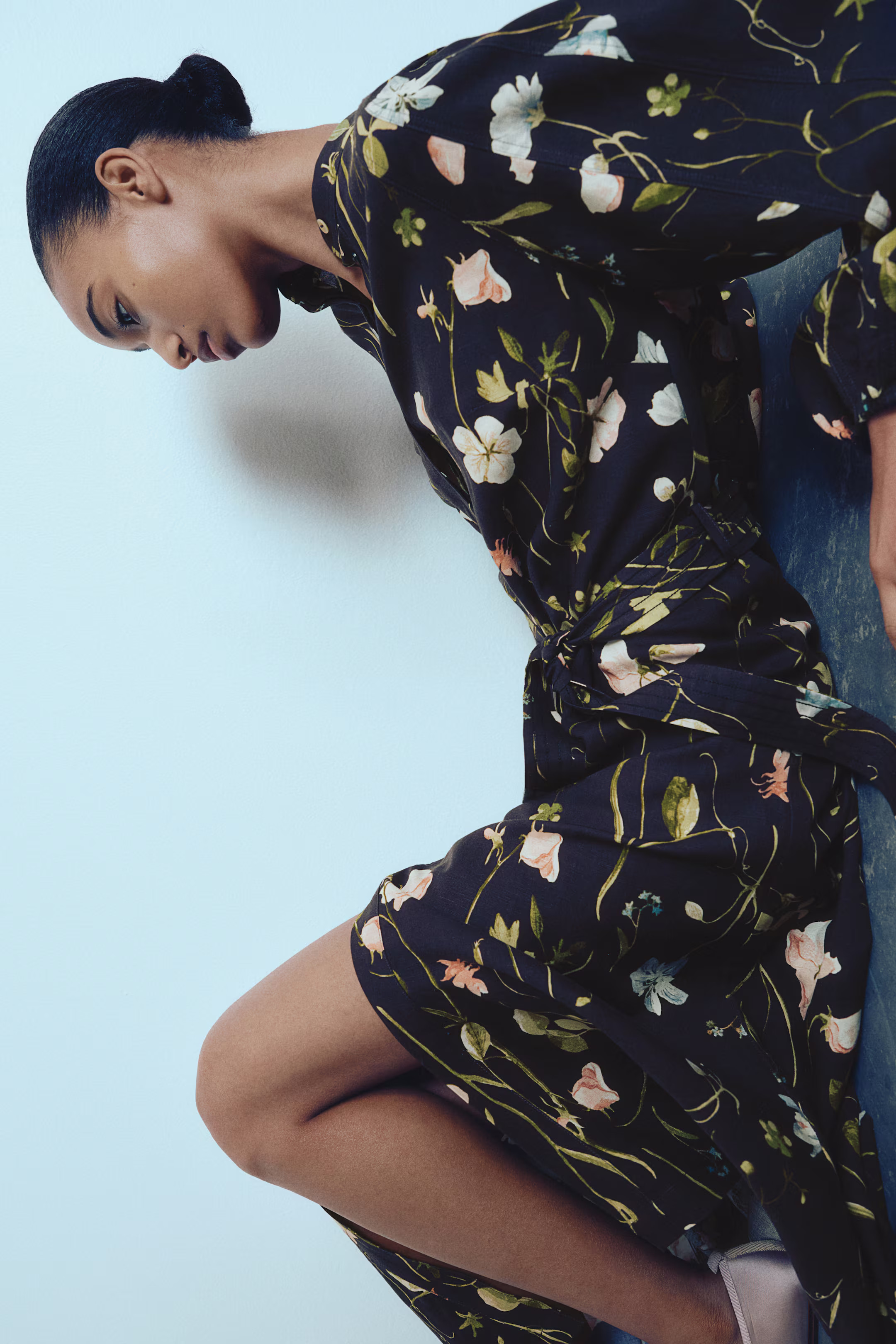 Linen-blend tie-belt dress | H&M (US + CA)