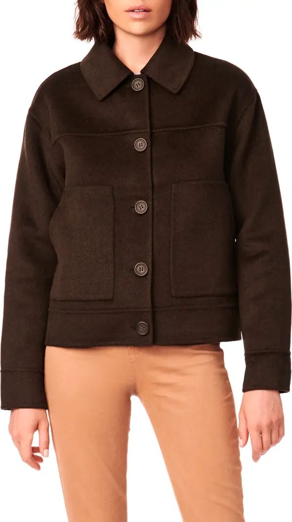 Double Face Wool Blend Jacket | Nordstrom