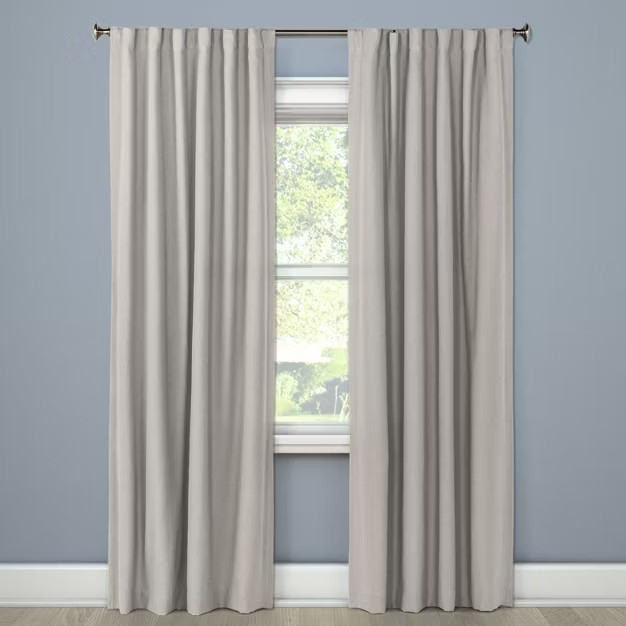 1pc Blackout Aruba Linen Window Curtain Panel - Threshold™ | Target