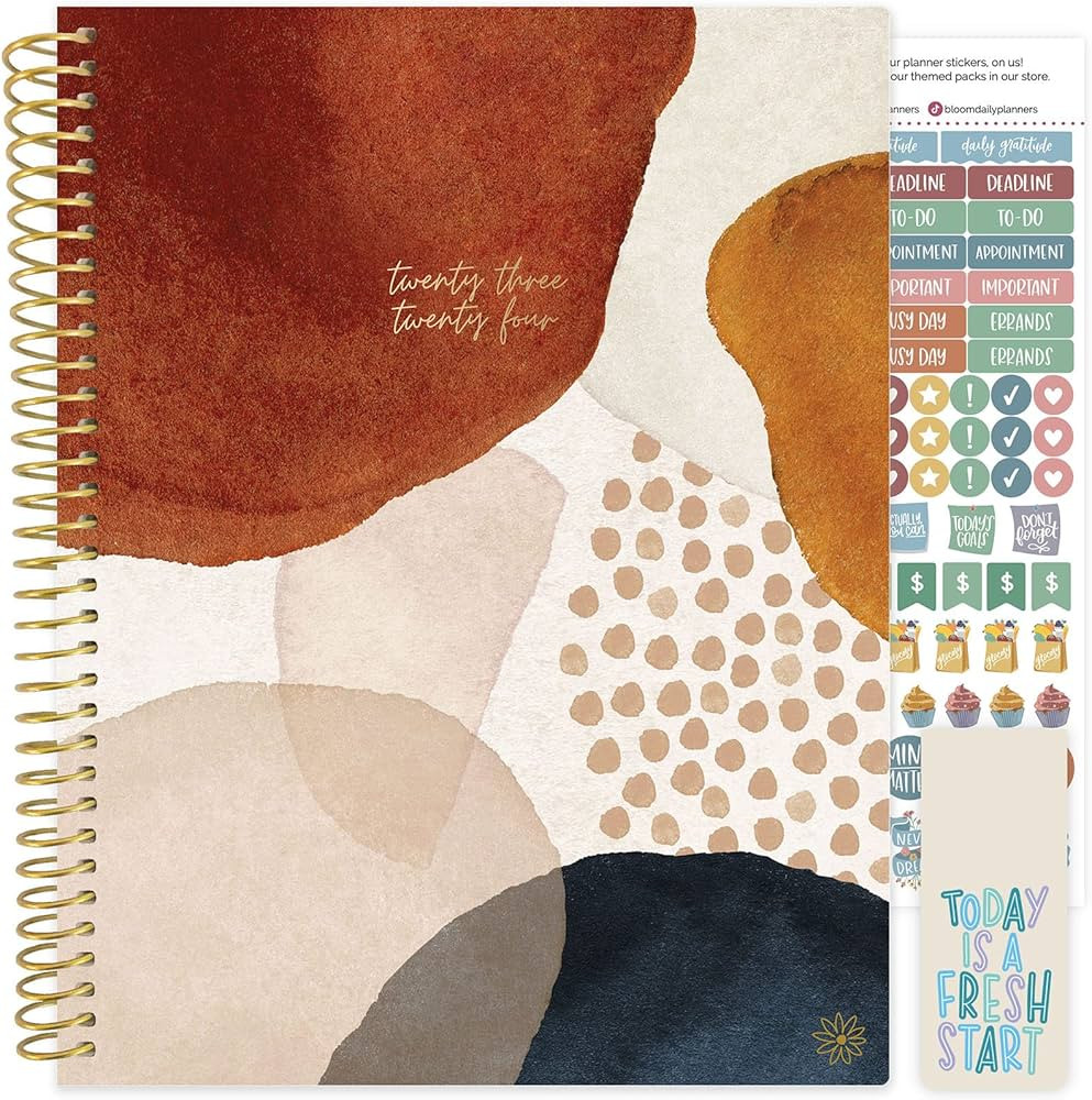 bloom daily planners 2023-2024 (8.5" x 11") Academic Year Day Planner (July 2023 - July 2024) - W... | Amazon (US)