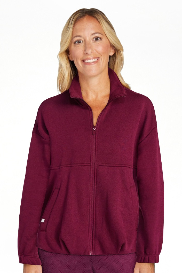 Athletic Works Women's Premium Fleece Active Jacket, Midweight, Sizes XS-4X | Walmart (US)