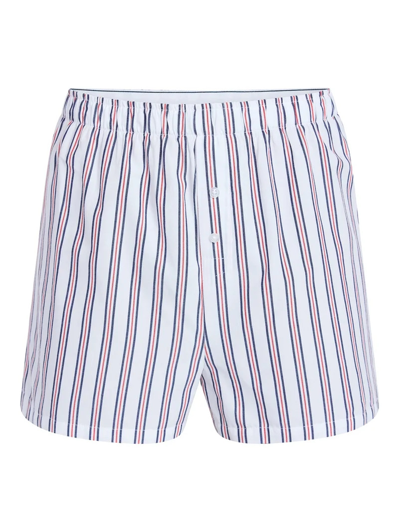 No Boundaries Cotton Boxer Sleep Shorts, 3" Inseam, Women's XS-XXL | Walmart (US)