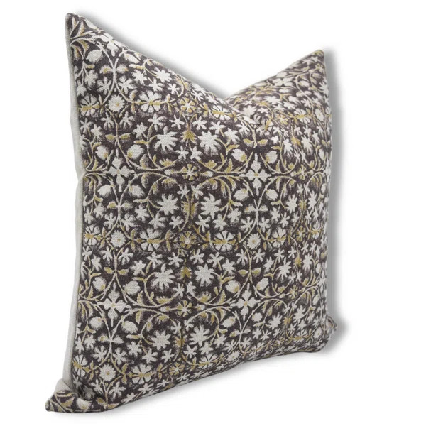 Floral Linen Indoor/Outdoor Pillow Cover | Wayfair North America