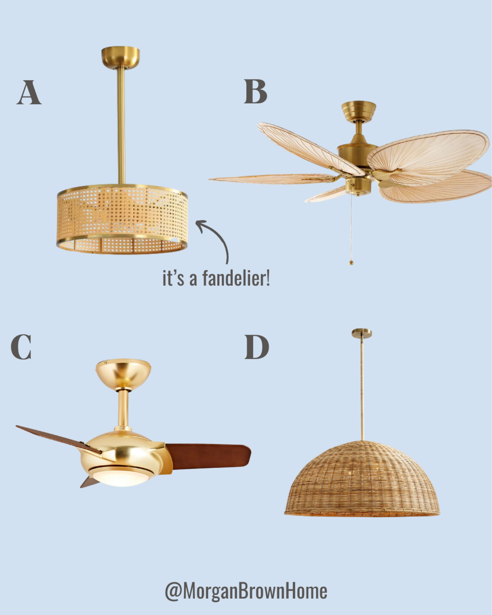 Sunroom ceiling fan and lighting options! I love the idea of a fandelier, it’s like business on the inside and party on the out! 

#LTKhome